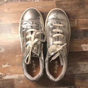Silver shoes